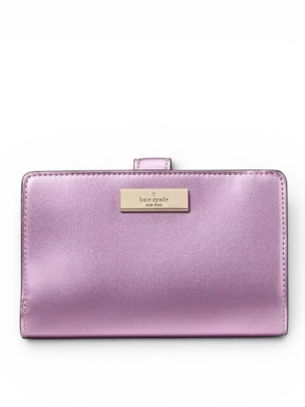 Kate Spade Metallic Kenzie Boxed Medium Compact Wallet